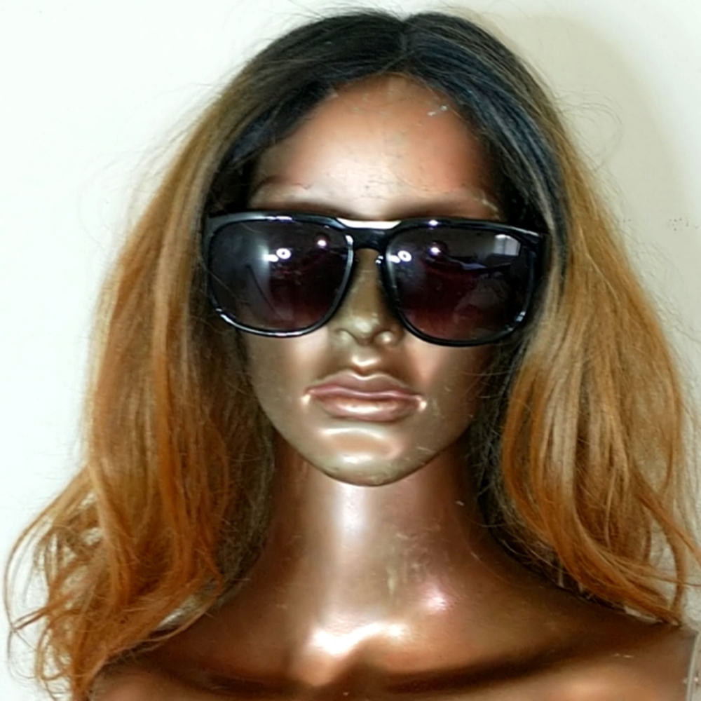 Black and gold UK2LA sunglasses